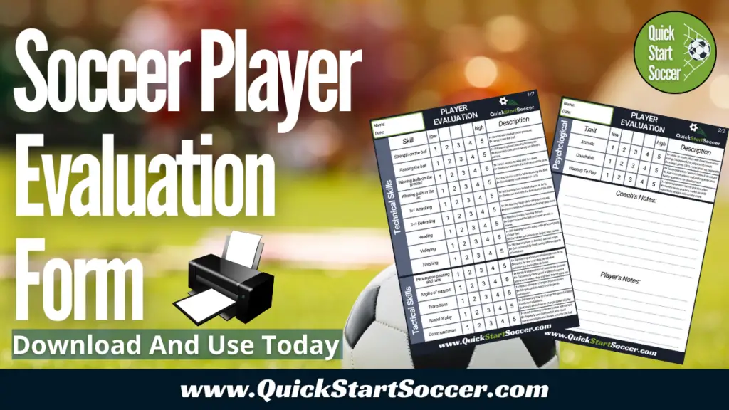 Free Soccer Player Evaluation Form - QuickStartSoccer.com